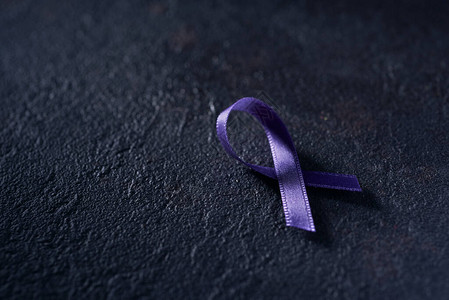 紫色意识丝带用于老年痴呆病意识含图片