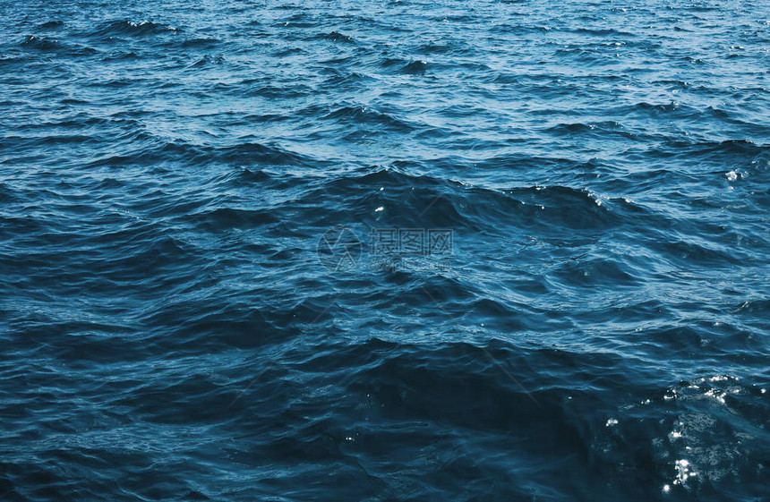 背景的抽象蓝色水海图片