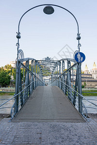 MullnerSteg行人桥奥背景图片