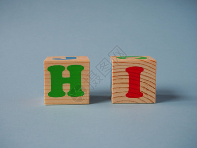 Wooden字母ABC玩具区块图片
