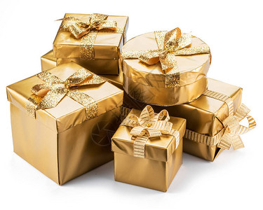 礼物盒象征着白背景的祝图片