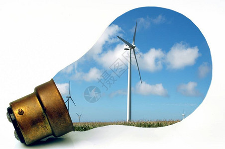 绿色能源概念背景图片