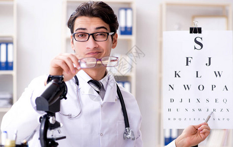 医学概念中的眼科医生图片
