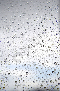 雨滴落在窗户上下雨天浅景深背景图片