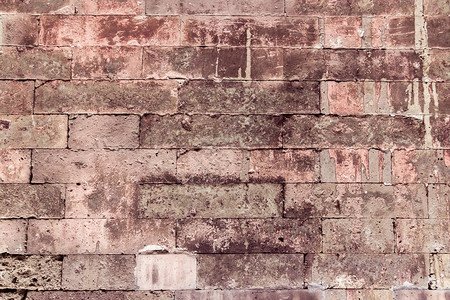 旧砖墙背景或砖墙纹理或带有复件空图片
