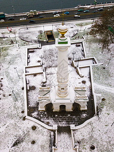 基辅城市公园的纪念碑图片