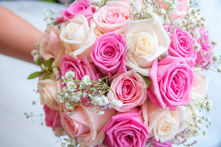 婚礼花束插花玫瑰图片