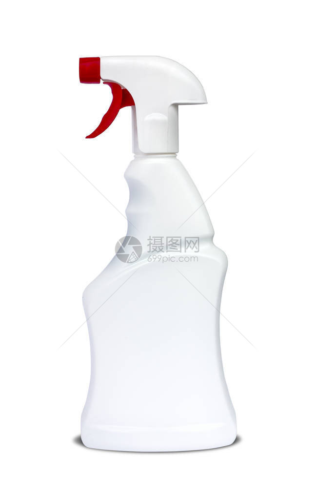 白色清洁剂瓶喷雾图片