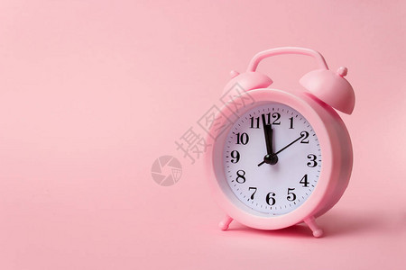 粉红闹钟时间是货币模拟时限商业最后期图片