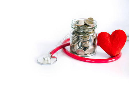 医疗保险和医疗护理心脏病概念图片