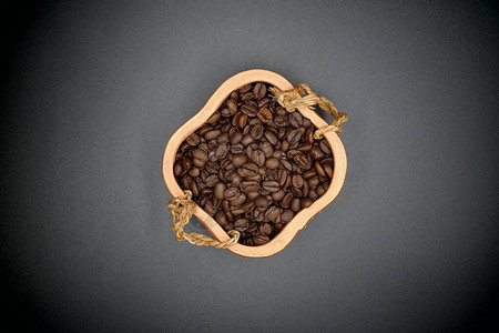 心形咖啡豆咖啡豆背景咖啡豆背景袋装咖啡豆烤咖啡豆图片