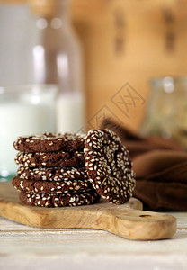 巧克力饼干和甜点及图片