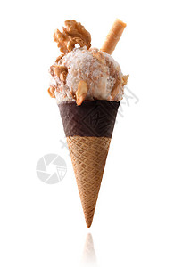 胡桃花味奶油冰淇淋图片