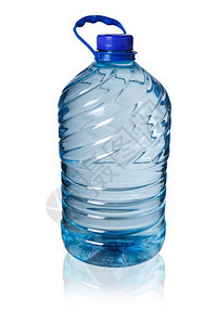 大瓶水隔绝在白色背图片