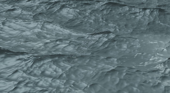 3D插图鸟瞰图以海浪蓝色海浪抽象海洋运动为背景图片