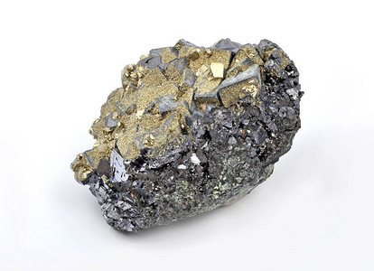方铅矿和黄铁矿多金属化合物图片