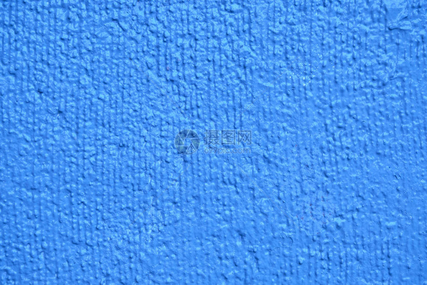 灰色的石膏墙背景纹理经典蓝色特写图片