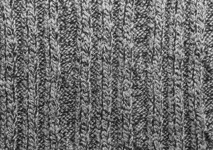 白色针织毛衣的质感特写灰色针织羊毛材料图片