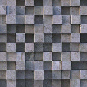 d插图抽象背景3d渲染图像混凝土体积立方体的抽象背景图片