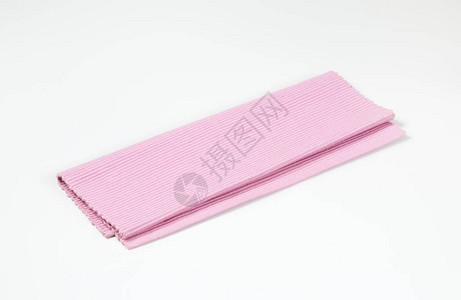 粉色编织棉质餐垫图片