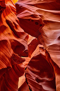 羚羊峡谷灯和岩石美国亚利桑那州图片