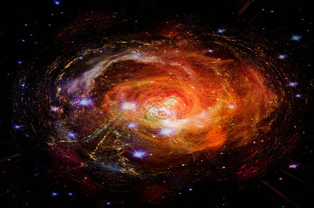 黑洞红色螺旋美国航天局提图片