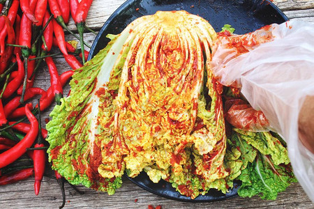 制作泡菜韩国料理图片