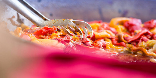 典型的意大利腌辣椒图片