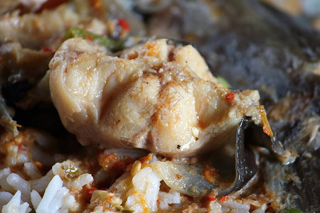 泰式咖喱鲶鱼饭图片