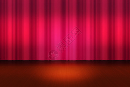 红幕剧院背景图片