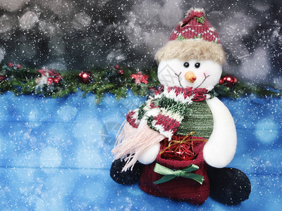 圣诞节雪人玩具冬季圆锥形图片