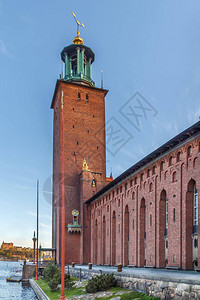 斯德哥尔摩市政厅是瑞典斯德哥尔摩市政图片
