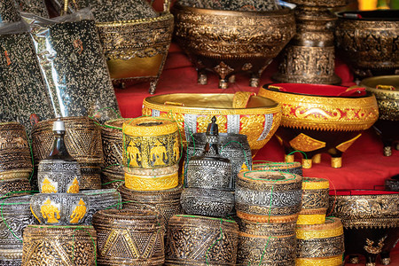 Prabang的Souvenir市场图片