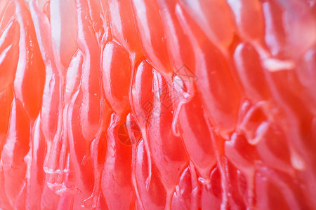 明亮多汁的葡萄柚果肉特写图片