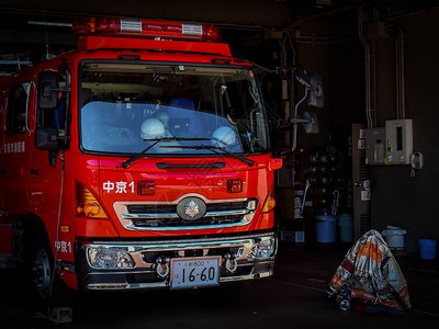 日本消防车图片
