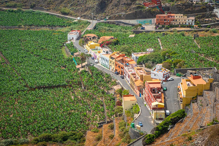 西班牙加那利群岛上的小镇图片