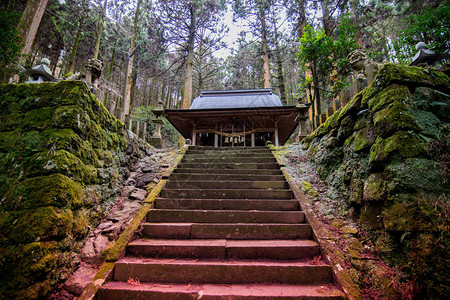 熊本在山中安静地作为动画的神社插画