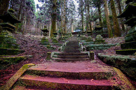 熊本在山中安静地作为动画的神社插画