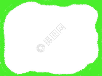 绿色艺术框架带有白色中心线条分布不图片