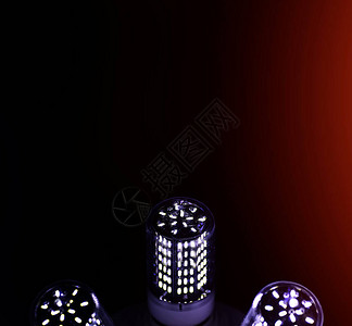 灯中的LED元件带二极管的灯从二极管灯的图片