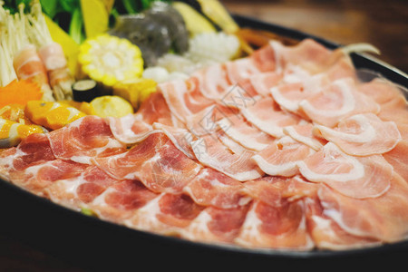 苏kiyaki海鲜猪肉图片