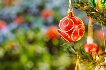 圣诞树与装饰品图片