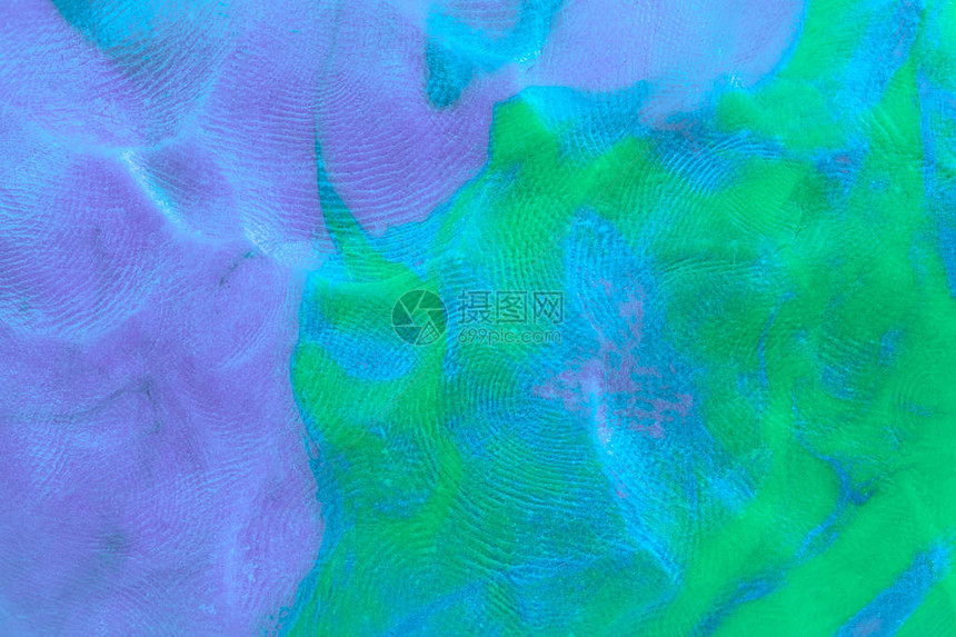 混合的紫绿色平板塑料质地图片