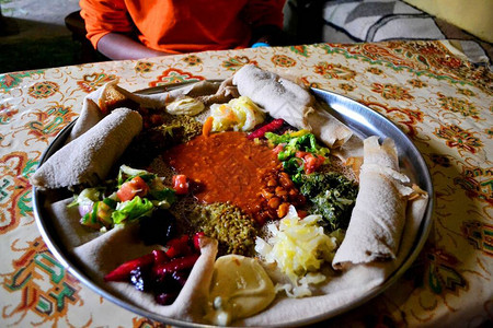 Injera埃塞俄比亚传统菜图片