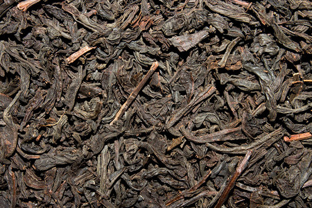 红茶酿造干红茶叶的背景图片