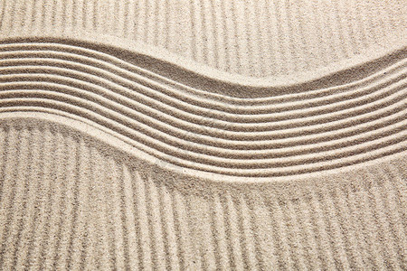 带线条的沙子纹理禅宗概念背景图片