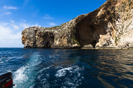 马耳他的岩石海岸图片