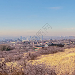 俯视犹他州盐湖城犹他州的远方景色图片