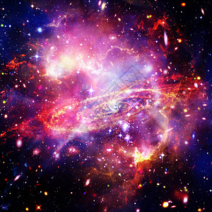 令人惊异的银河系景色和恒星由美国航天局提高清图片