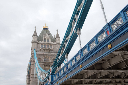 伦敦塔桥近景拍摄图片
